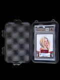 2026 Hollywood Art Exhibit Shagwell Heather Graham Autograph Sketch Card 1/1 - Art by Semra Bulut