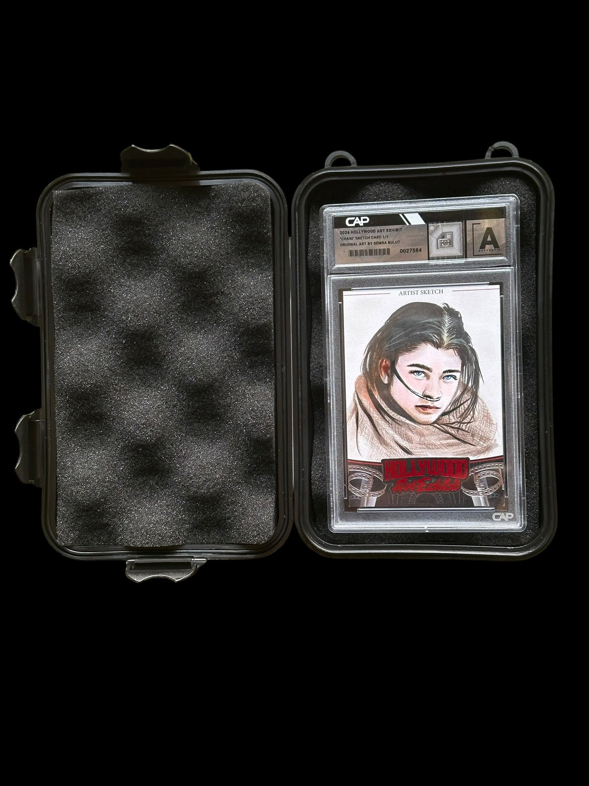 2026 Hollywood Art Exhibit Chani Sketch Card 1/1 - Art by Semra Bulut