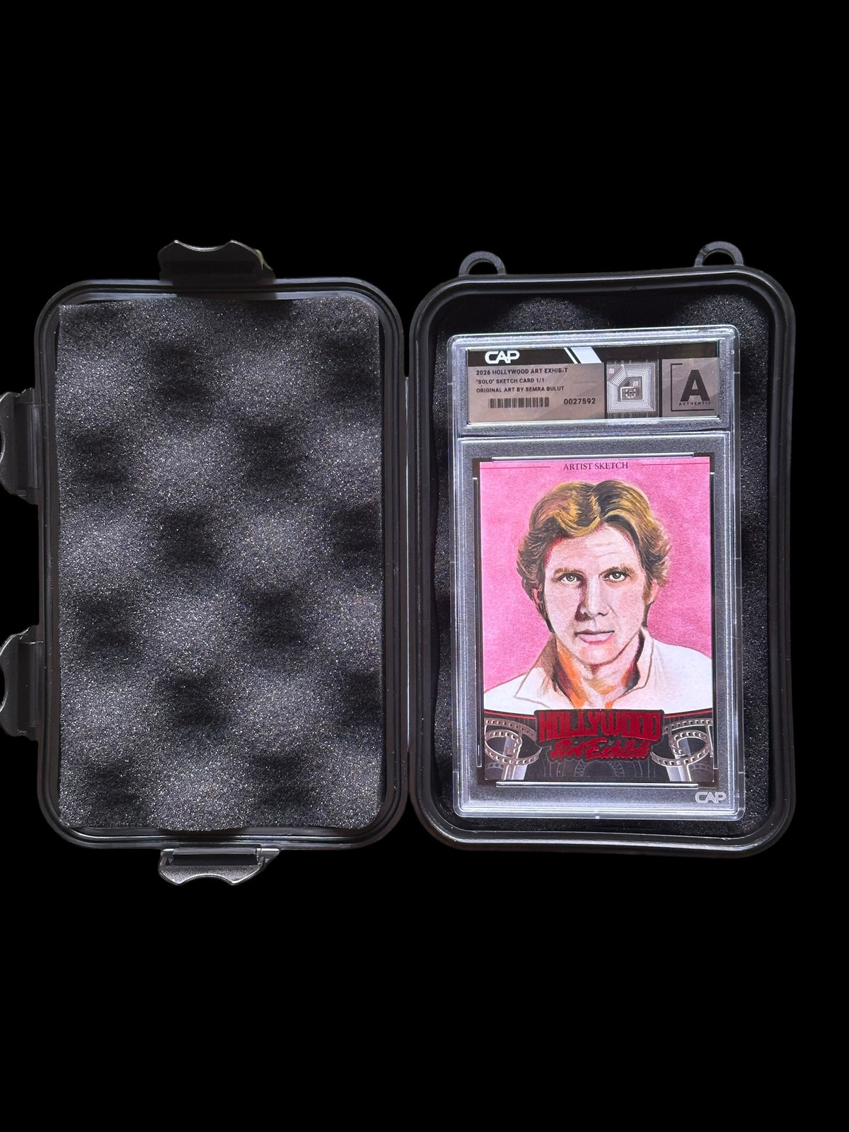 2026 Hollywood Art Exhibit Solo Sketch Card 1/1 - Art by Semra Bulut