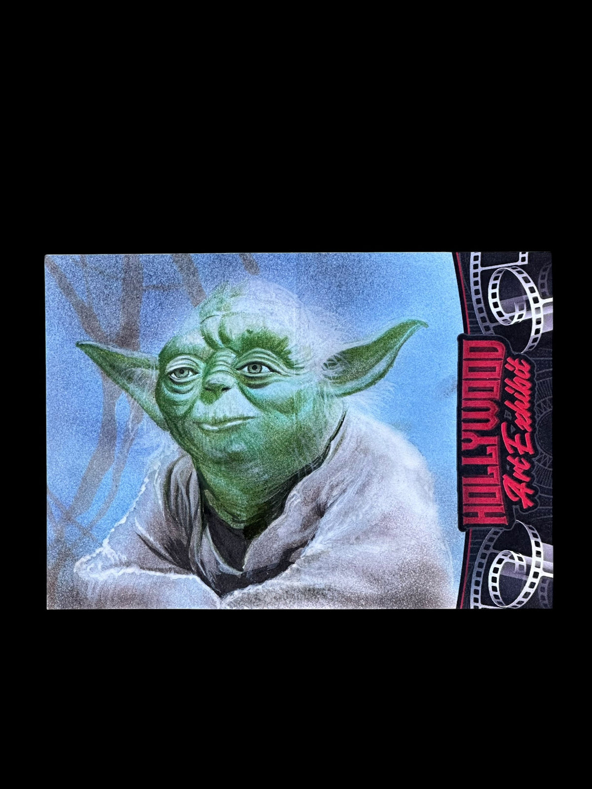 2026 Hollywood Art Exhibit Yoda Master Panel Sketch Card 1/1 - Art by Semra Bulut